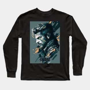 Snake Portrait Long Sleeve T-Shirt